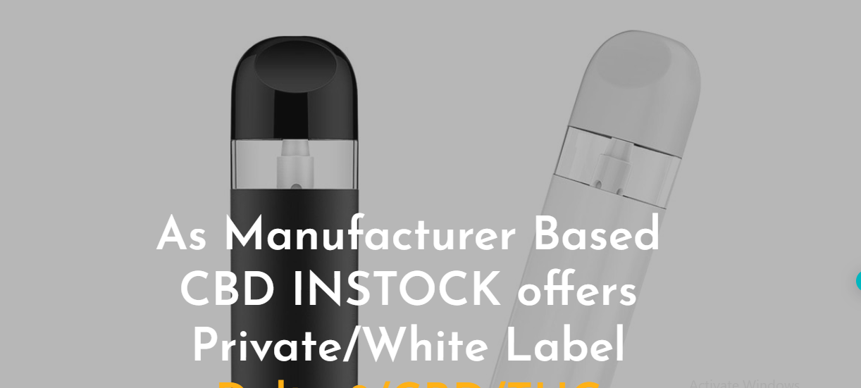 Manufacturer Based CBD INSTOCK offers Private| Cbdinstock