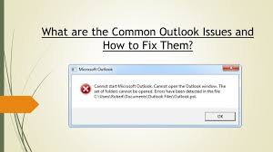 Common Outlook Error And How To Fix Them?