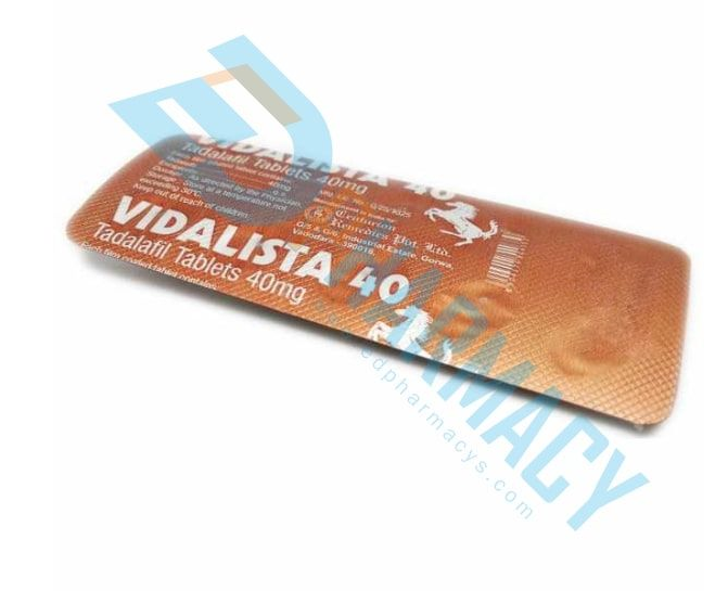 Buy Vidalista 40 | Tadalafil tablet | Edpharmacys.com
