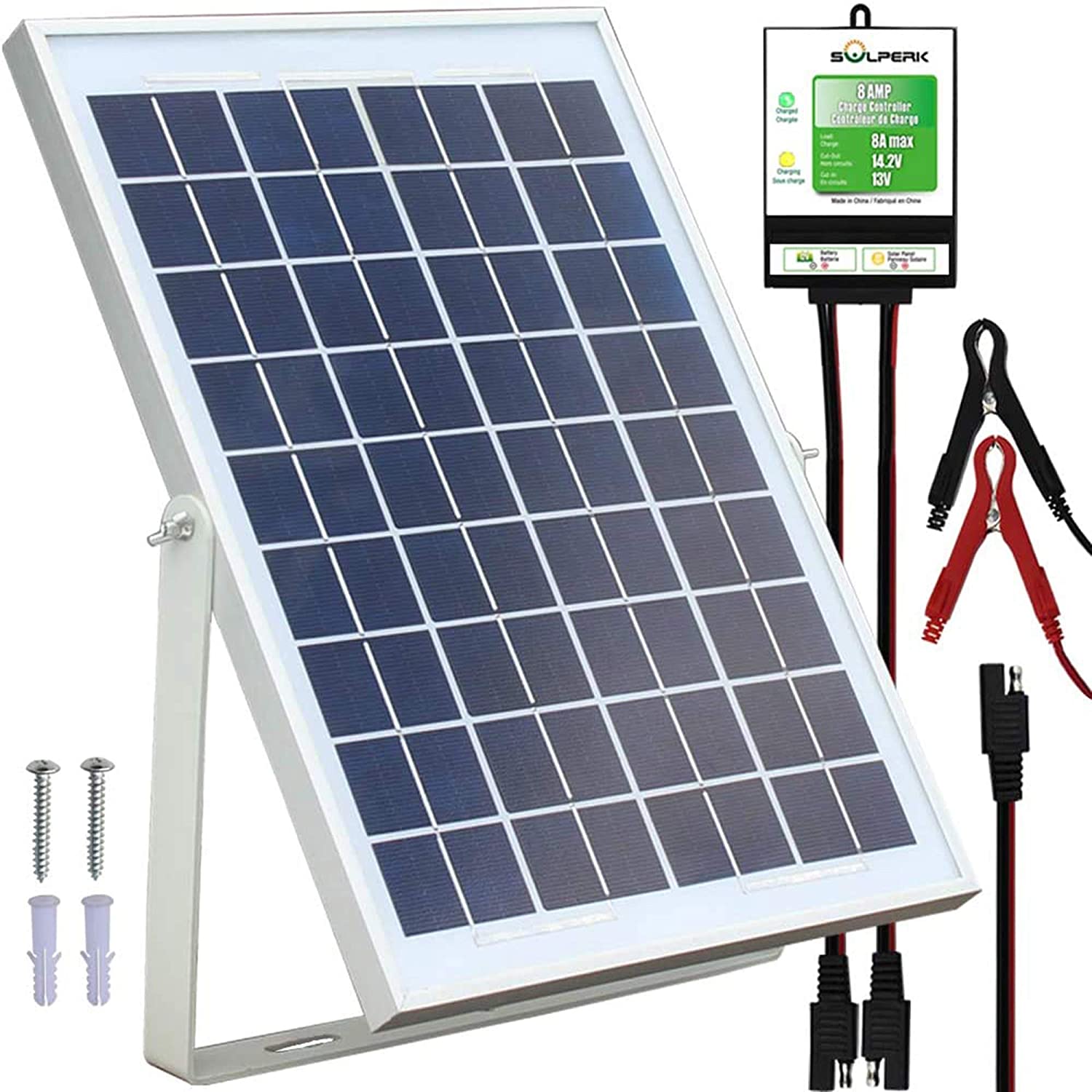 The Best 12V Solar Panel Charger Kit+8A Controller UNDER $50