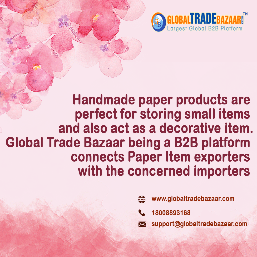 How Handmade Paper Products Businesses Initiate Exports