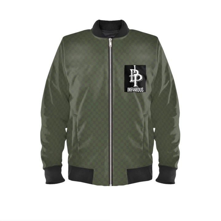Green military jacket Mens