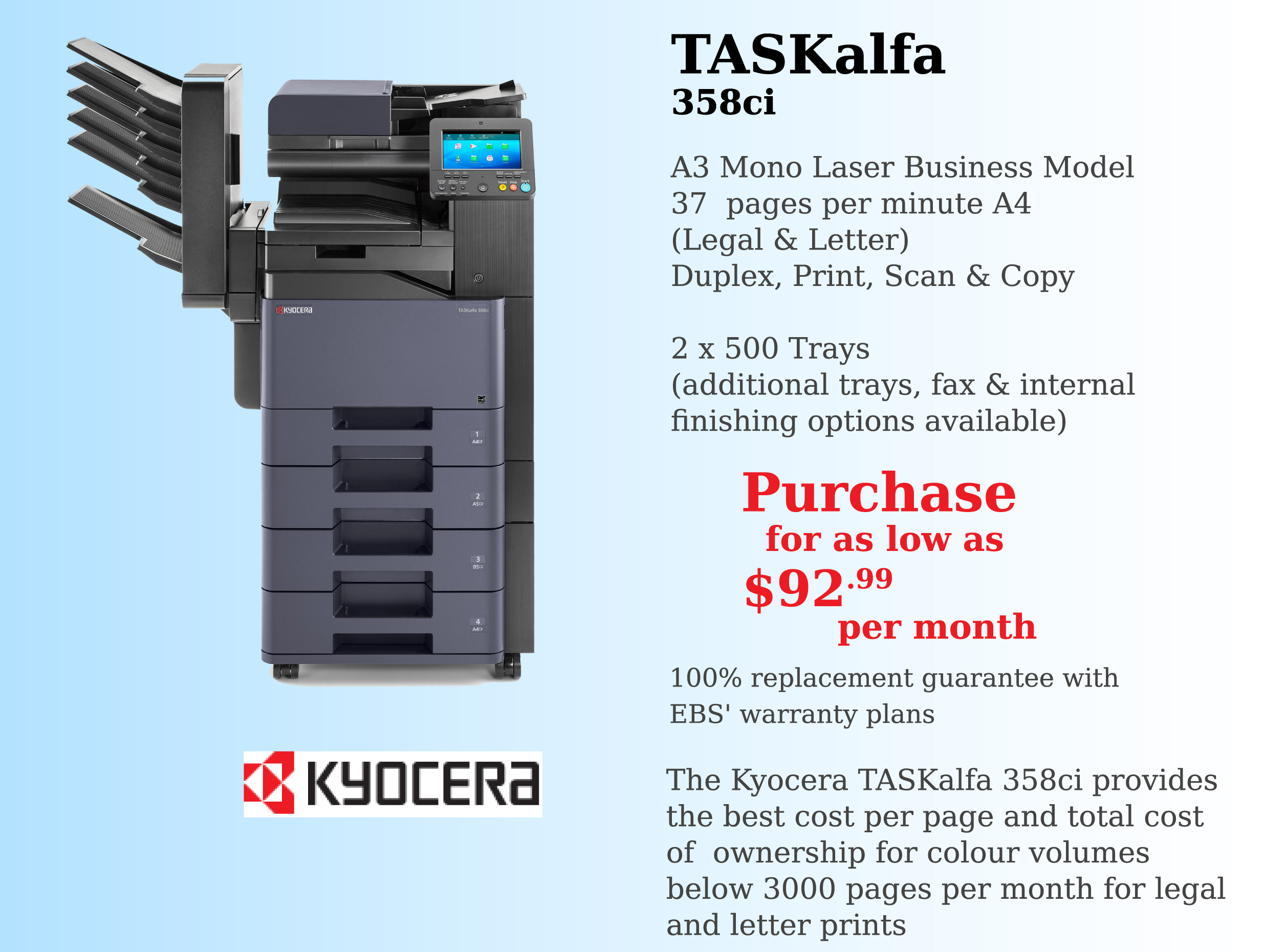 Copiers in Richmond Hill, Mississauga, Brampton , Burlington, Hamilton, and Oakville