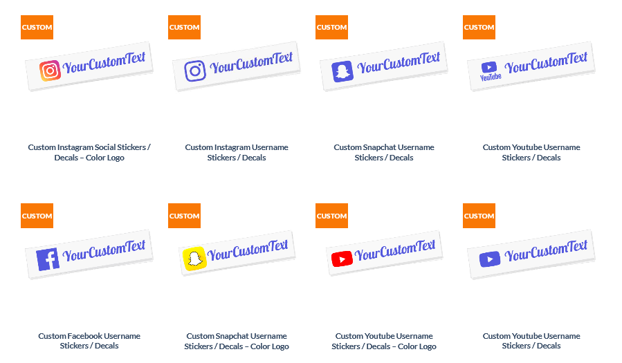 Social Media Stickers / Banners • VINYL STATUS