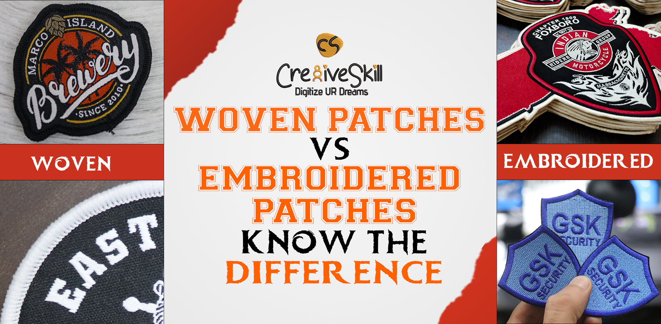Know The Difference: Woven Patches vs. Embroidered Patches