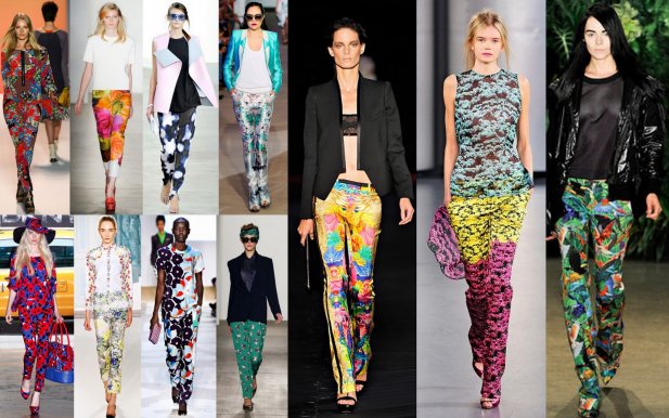 Womens Lagenlook Trousers - Women Silk Trousers