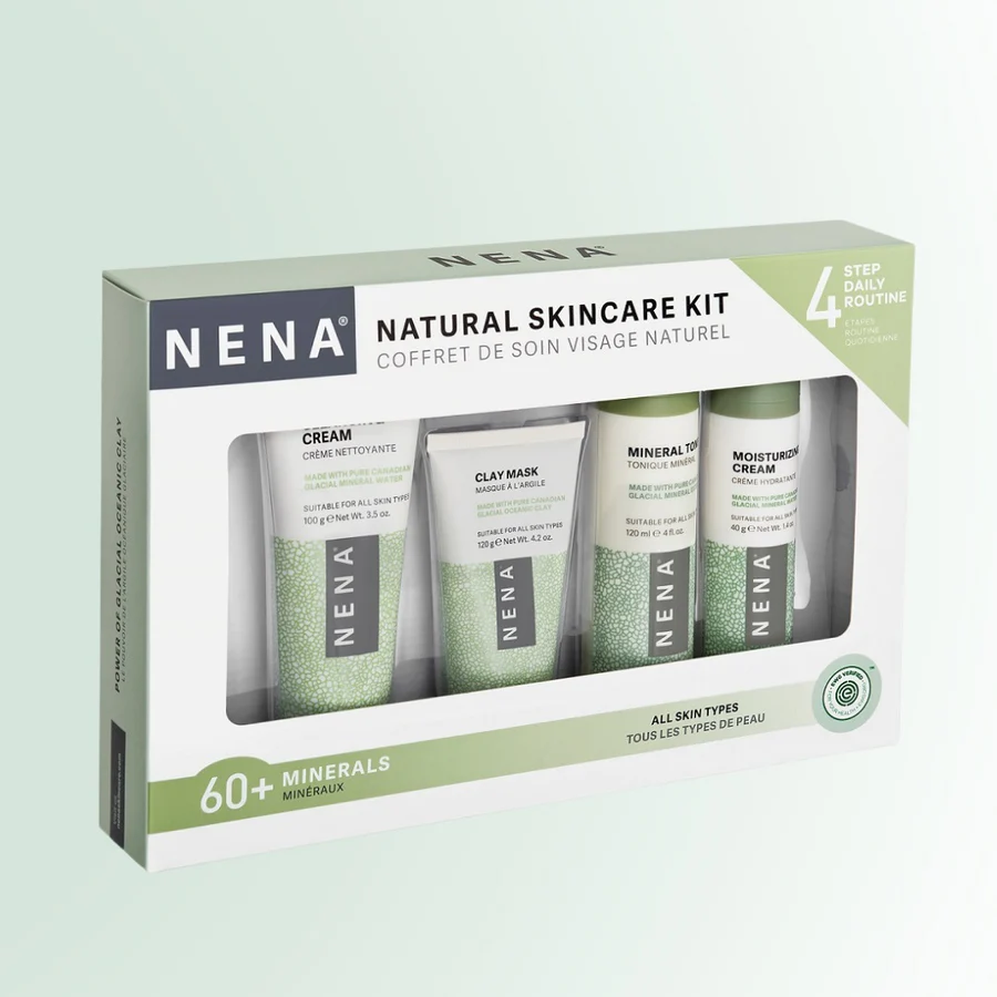 A Comprehensive 4-Step Daily Routine to Detox, Nourish, and Hydrate Your Skin: The Natural Skincare Kit
