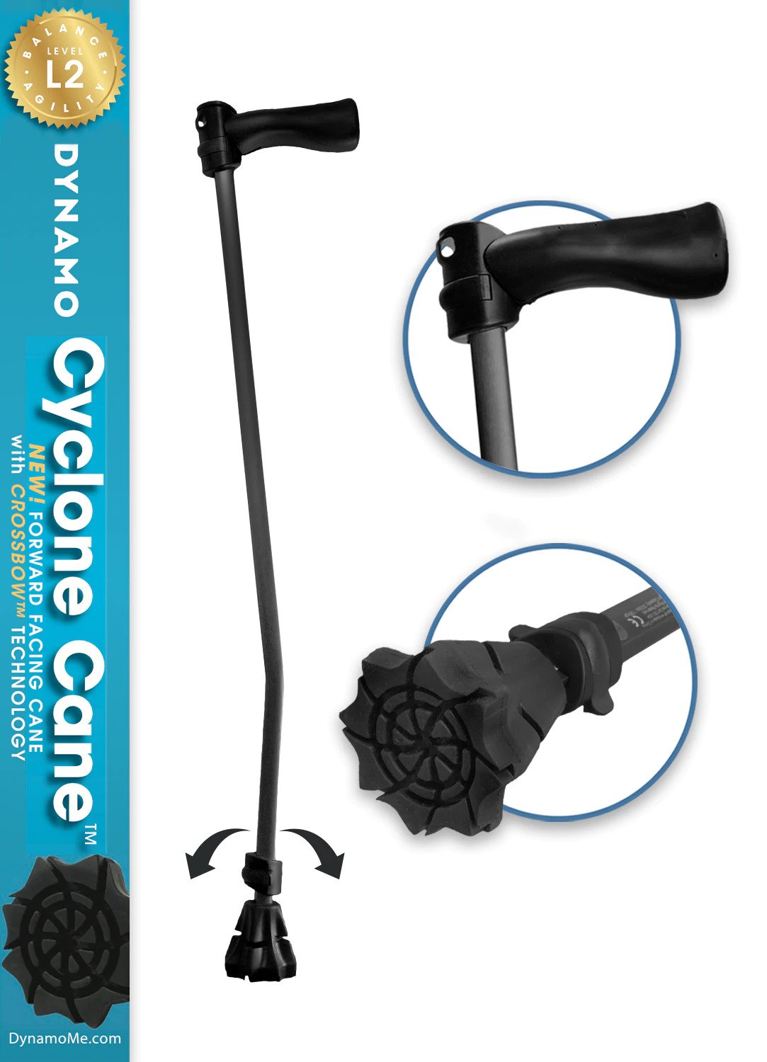 The World's Most Clean and Durable walking cane technology