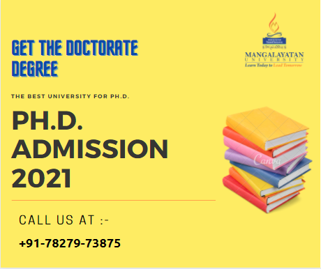 Mangalayatan - Best University for PhD Admission 2021!