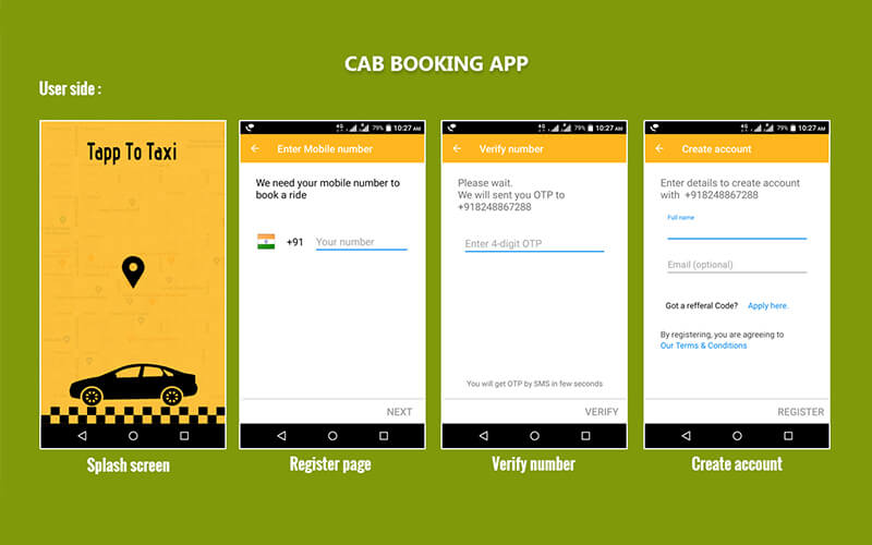 Start taxi booking business from the top readymade Uber Cab Clone Android Application developer