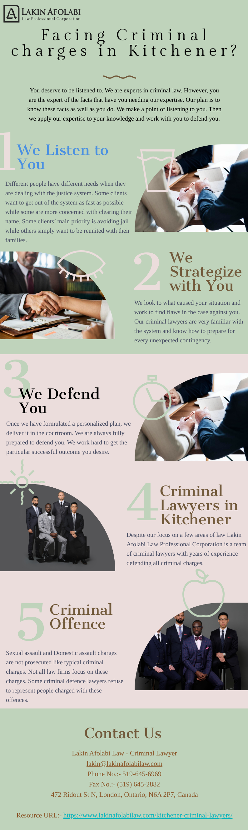 Criminal Lawyers in Kitchener | Lakin Afolabi Law - Criminal Lawyer