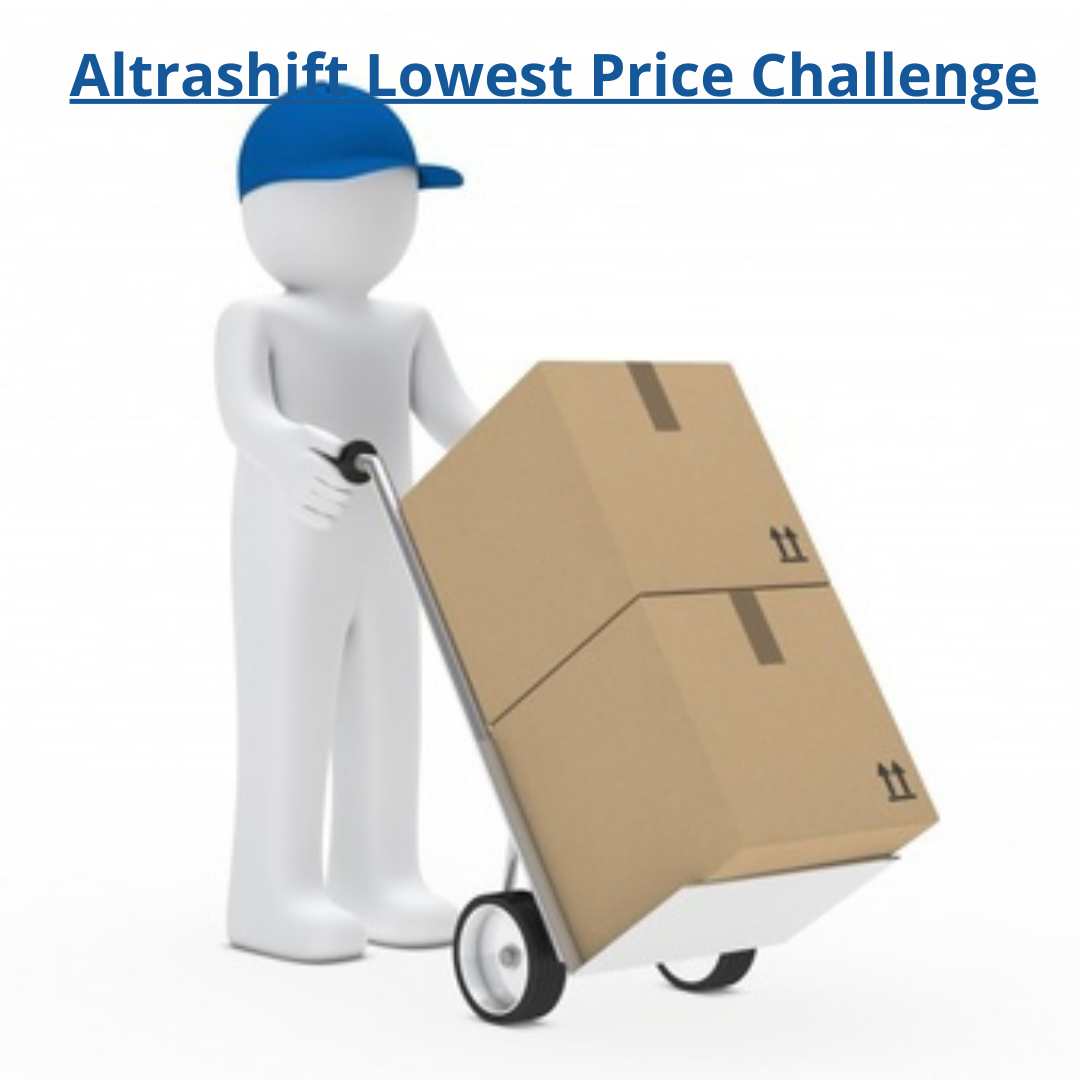 Are you ready to take Altrashift Lowest Price Challenge?