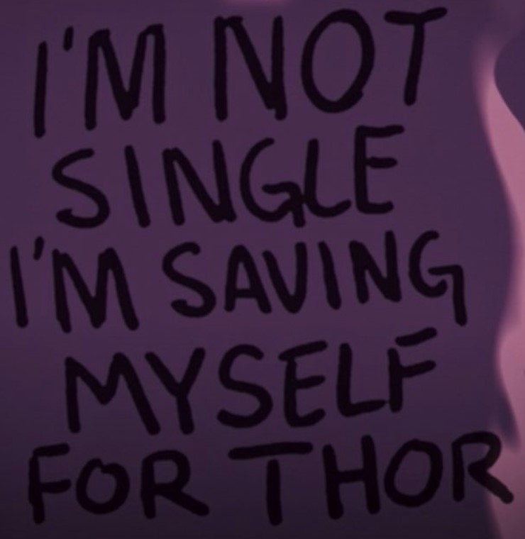 I’m not single i'm saving myself for Thor T-Shirt