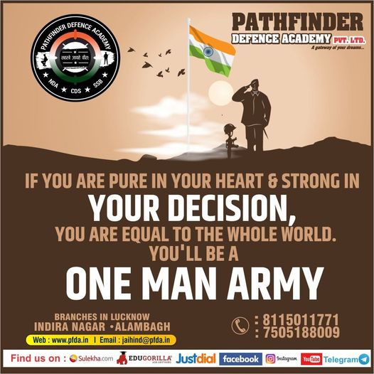Join Pathfinder Defence Academy & give wings to your dreams