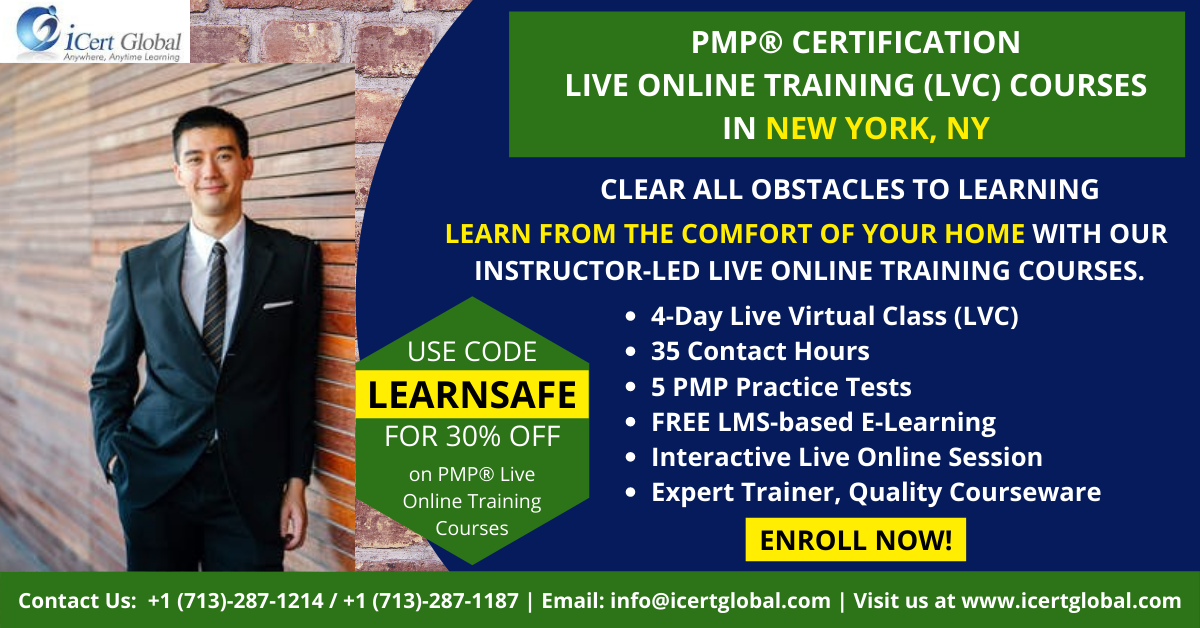 PMP Live Online Training (LVC) Course in New York, NYpmp, pmpcertification, pmptraining, pmpcourse, projectmanagement