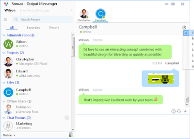 How to use LAN messenger for Internal Team Chat