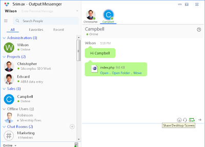 Peer to Peer (P2P) Messenger software