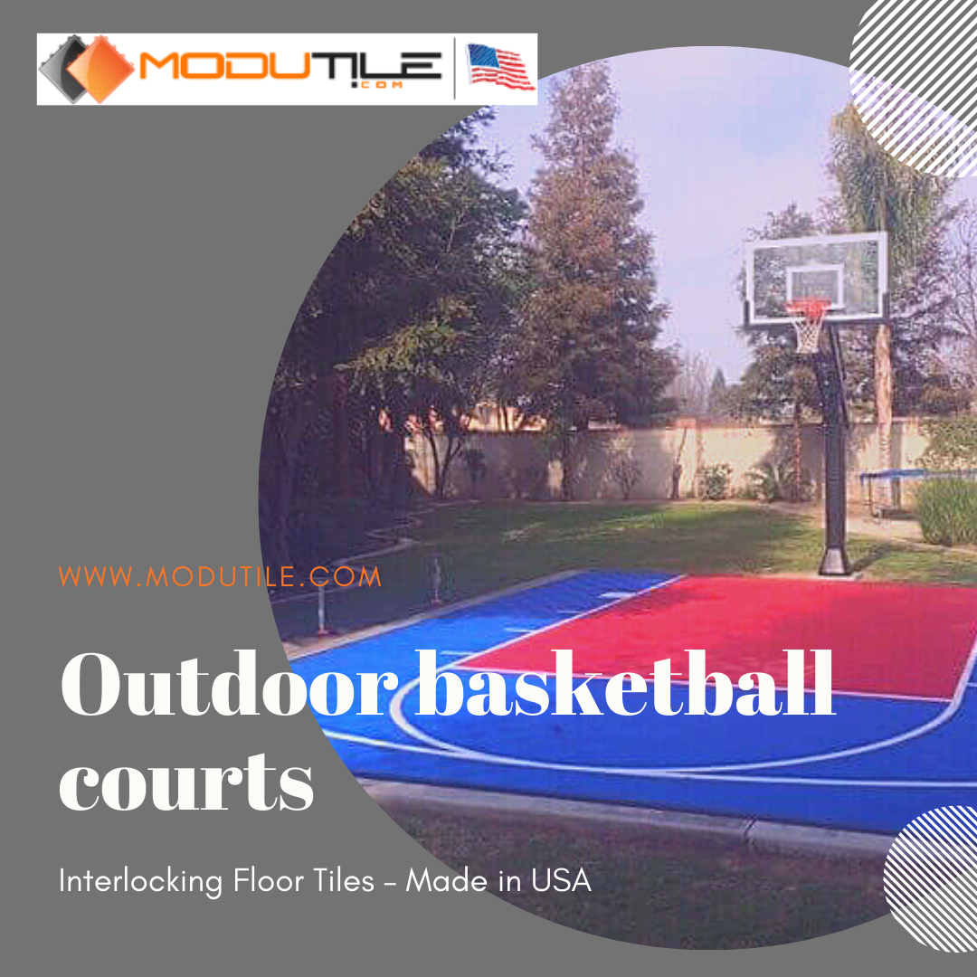 outdoor basketball court