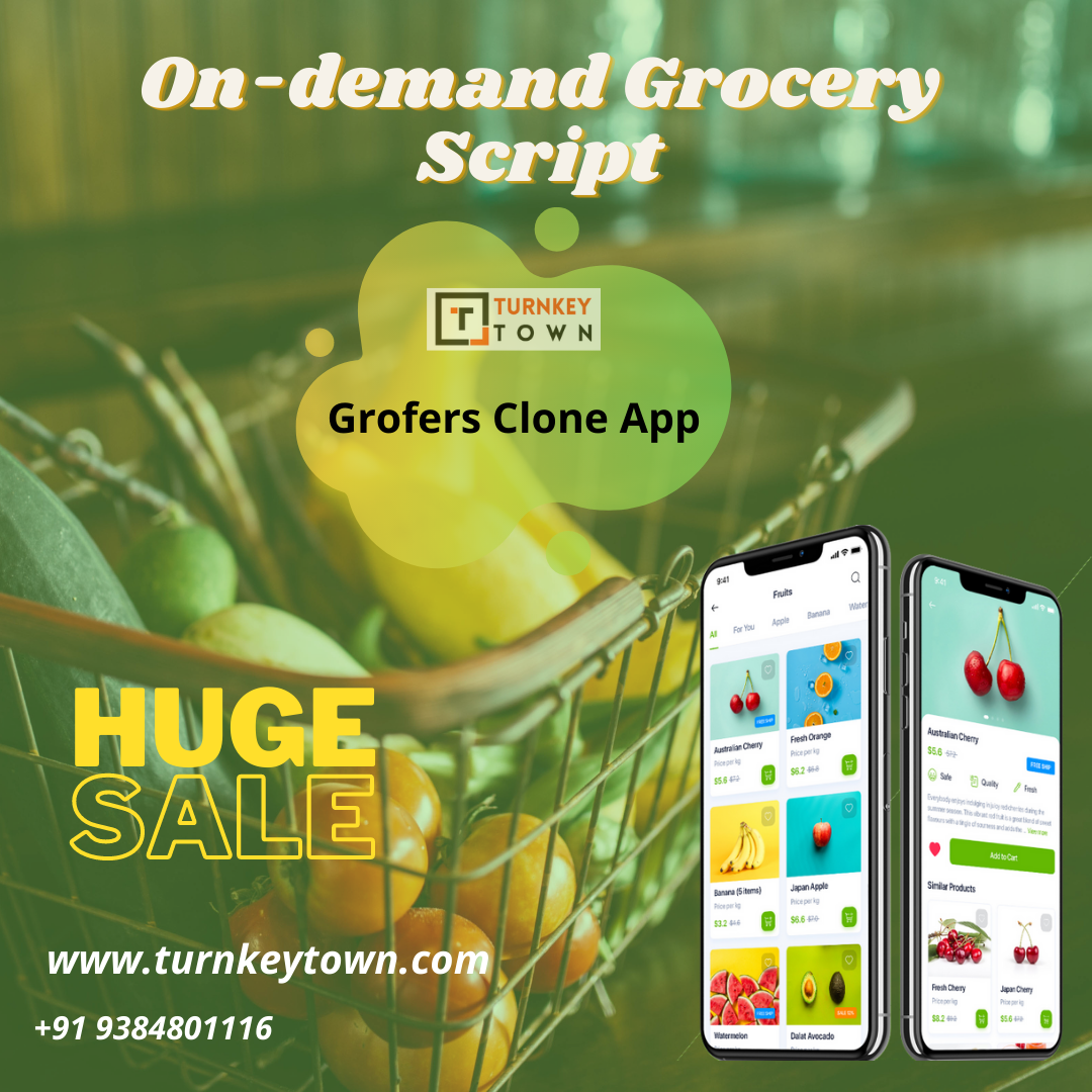 Developing A Futuristic Grofers Like App development to your Global Customers
