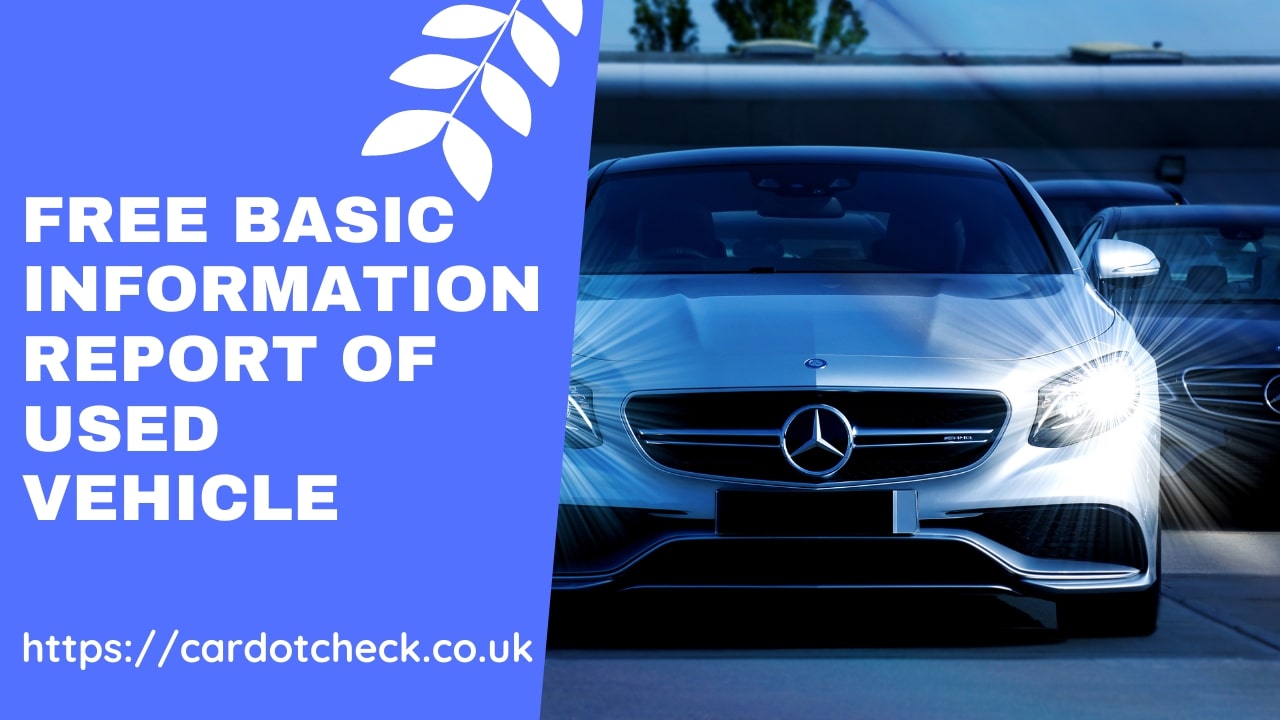 Free Vehicle Check