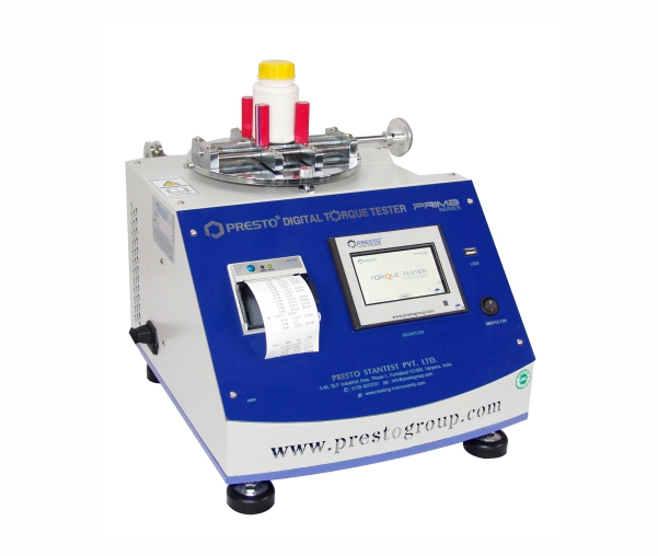 What is used of bottle cap Torque Test in PET Industries? 