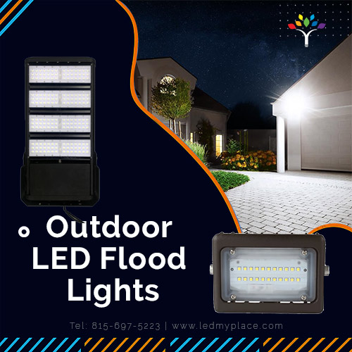 Replace metal halide with outdoor led flood lights