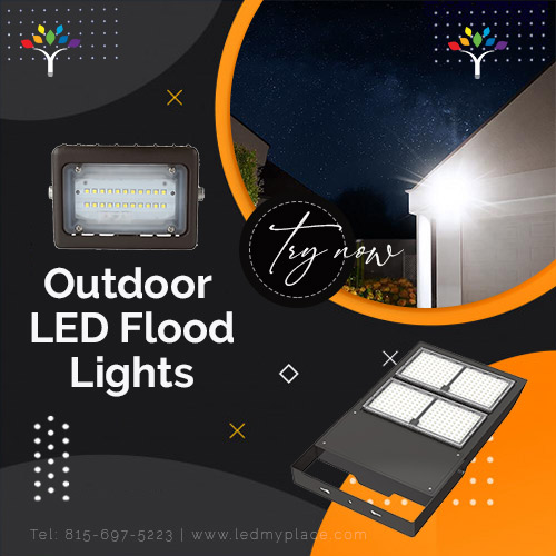 Buy Outdoor LED Flood Lights and illumination large area.