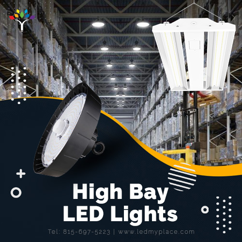 Buy High Bay LED Lights for warehouses and manufacturing complexes