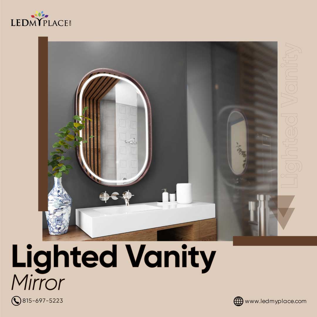 check out lighted vanity mirror for perfect brightness 