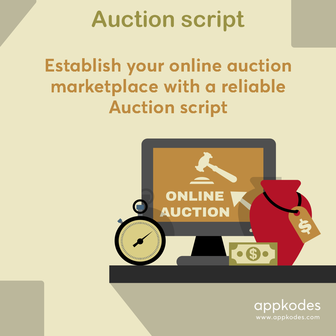 Build your online auction platform with our phenomenal auction script