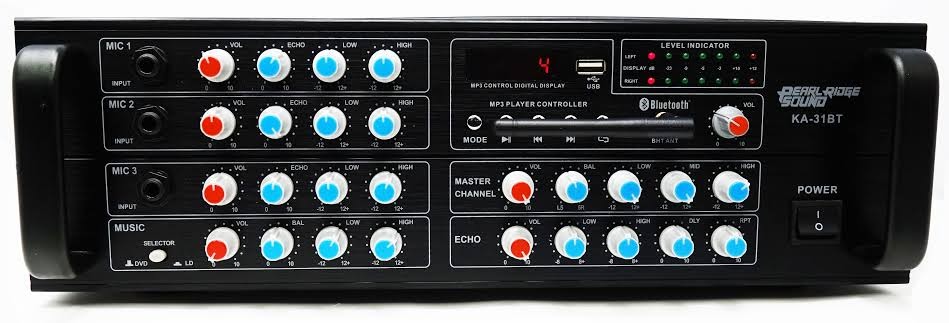 How to adjust the karaoke amplifier?