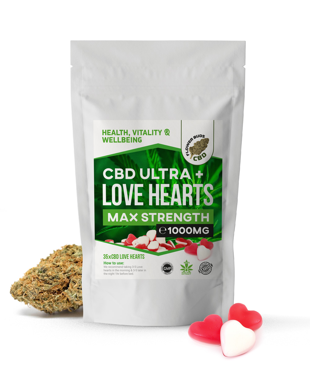CBD LOVE HEARTS SWEETS | AIDORGANIC