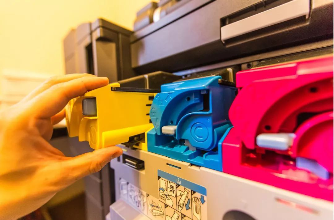 How to inking up in a book printing process