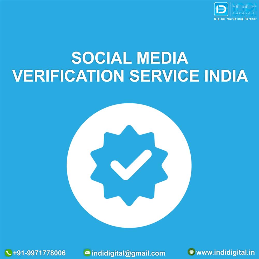 We are the best service provider of social media verification service in India