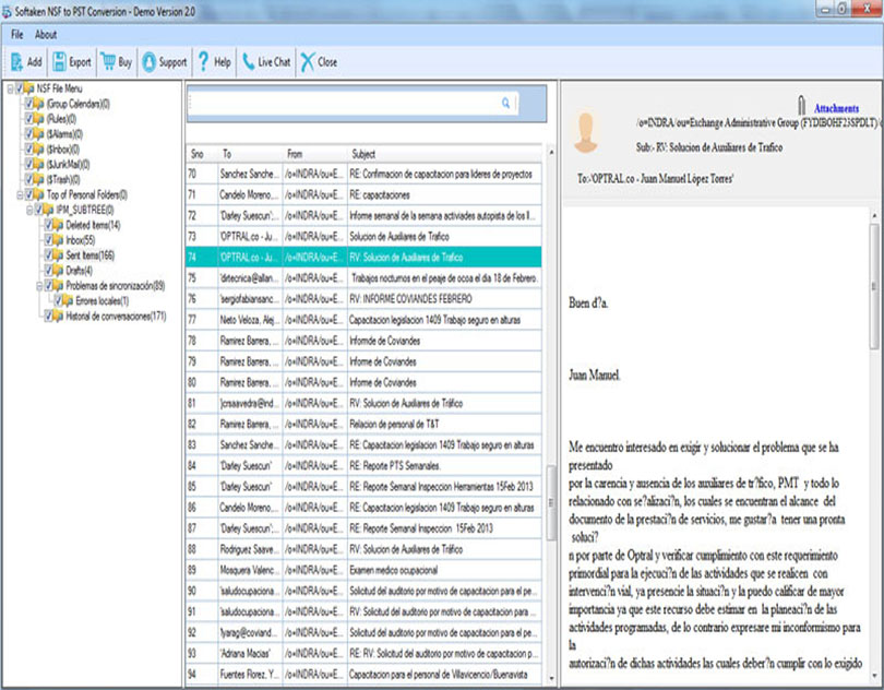 Lotus Notes to HTML Importer Software