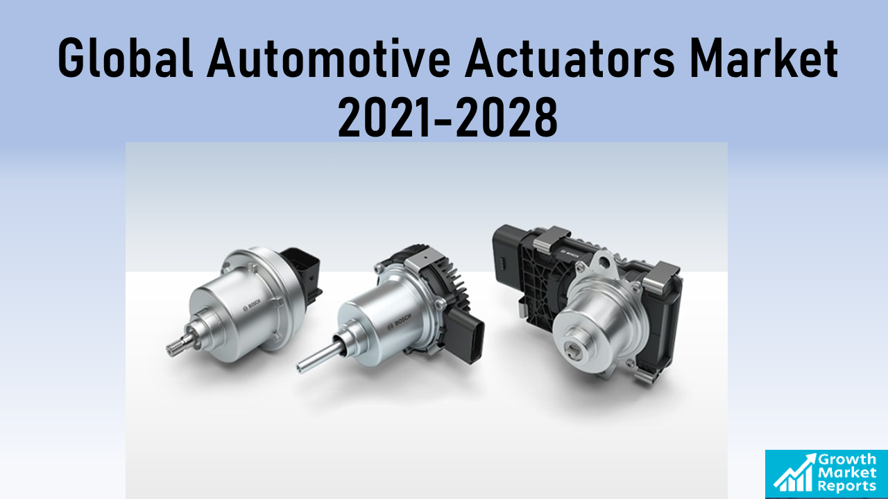 Automotive Actuators Market 2028 Set to Grow at a CAGR of over 7.1% | Growth Market Reports