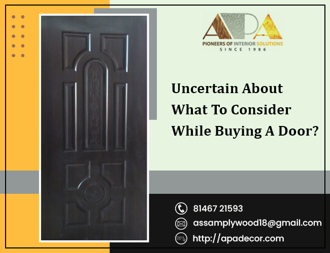 Uncertain About What To Consider While Buying A Door? A Useful Guide