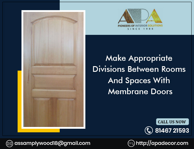 Make Appropriate Divisions Between Rooms and Spaces With Membrane Doors