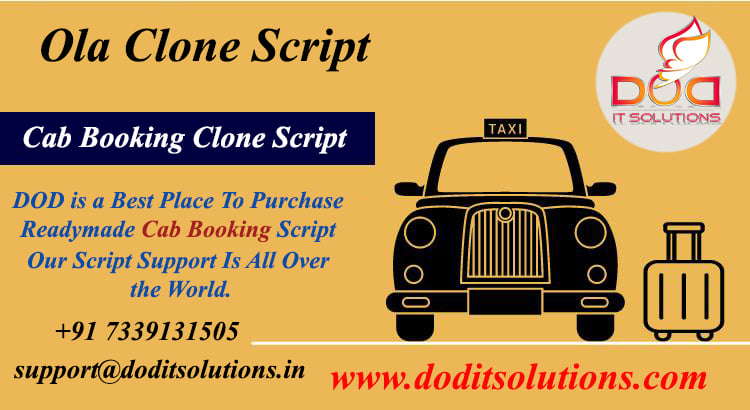 Readymade Best Ola Clone Script - DOD IT SOLUTIONS