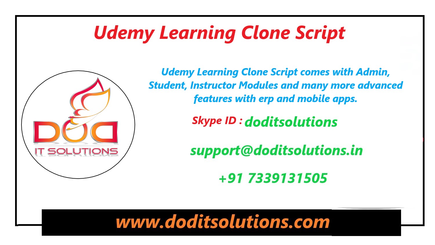 Best Readymade Udemy Learning Clone Script