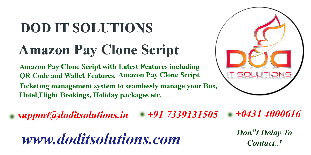 Best Amazon Pay Clone Script | DOD IT SOLUTIONS