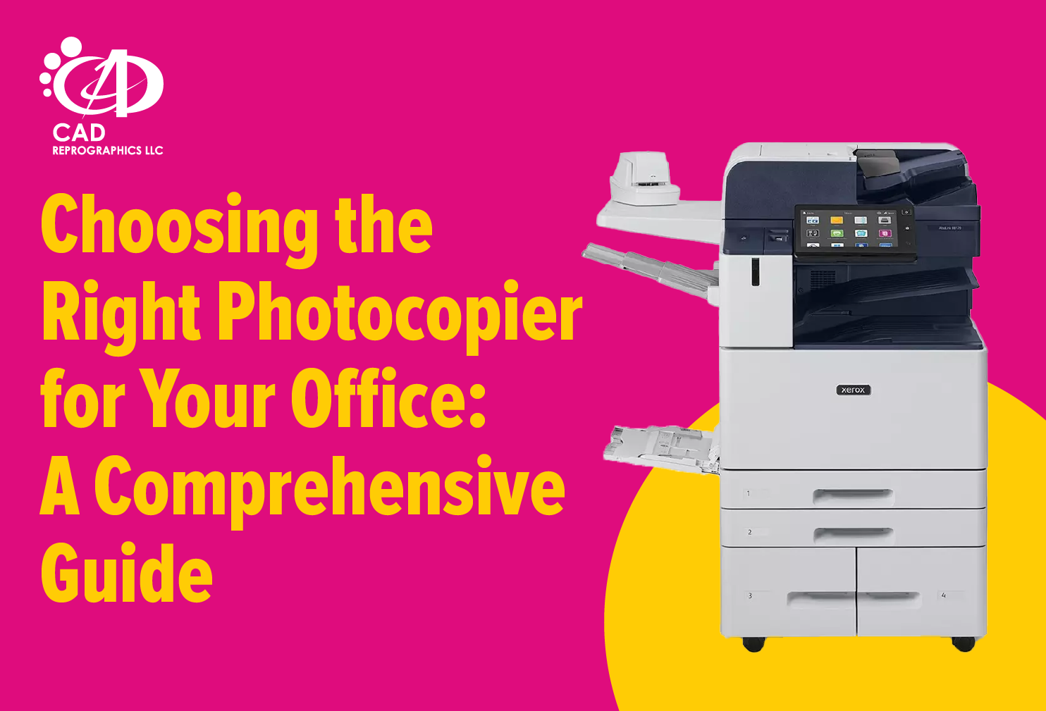 Choosing the Right Photocopier for Your Office: A Comprehensive Guide