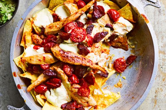 John's chicken nacho one-pot