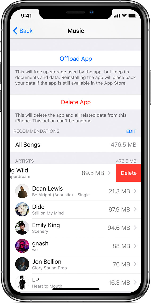 How to View, Download & Remove Music for Offline Use on iOS?