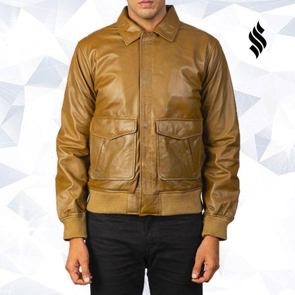 Buy Authentic Brown Leather Jacket On Sale