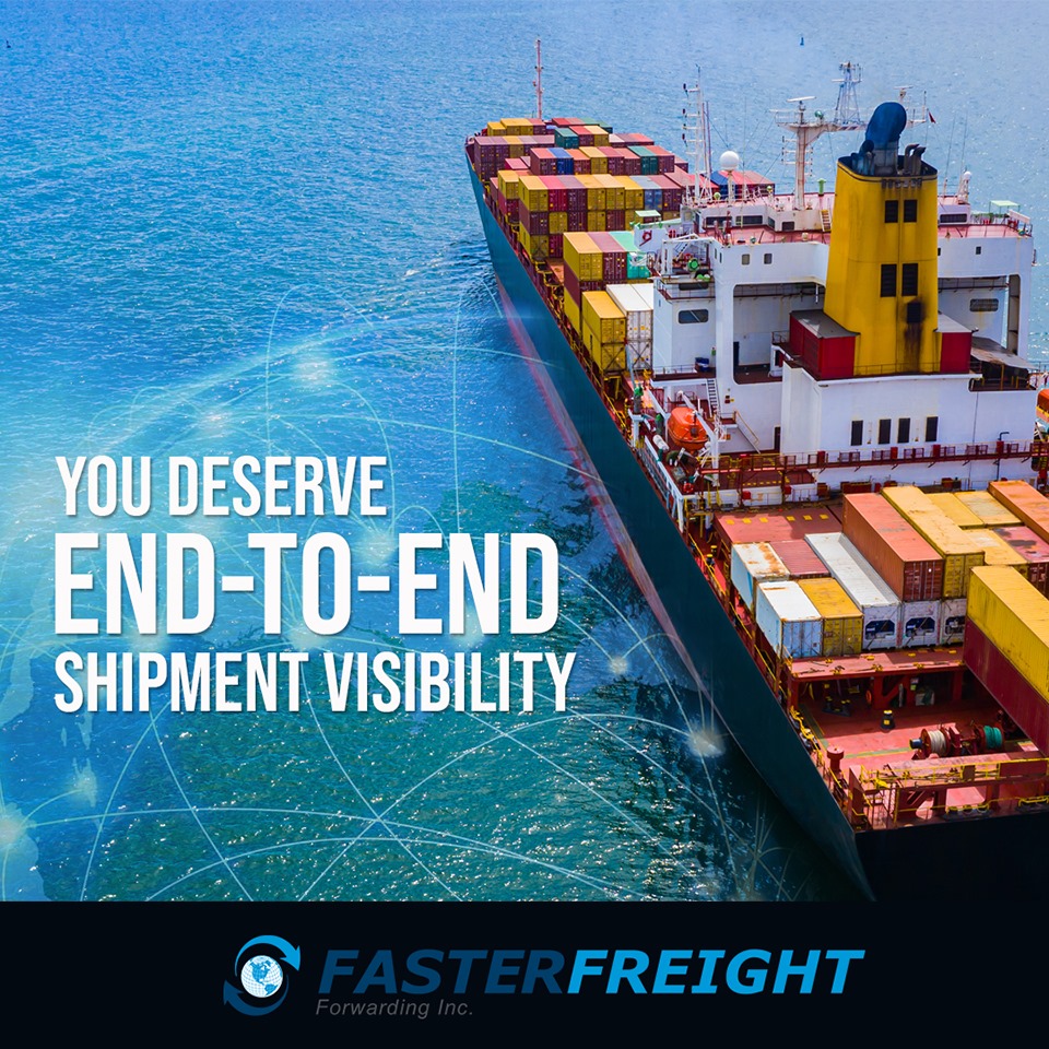 You Deserve End-to-end Shipment Visibility - Faster Freight