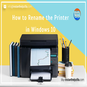 How do I rename a printer in Windows 10?