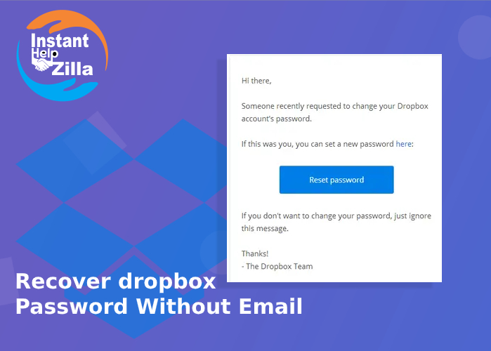 How to get Dropbox Password Recovery?