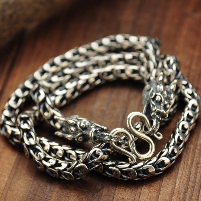 Buying Silver Dragon Necklace for Men Online