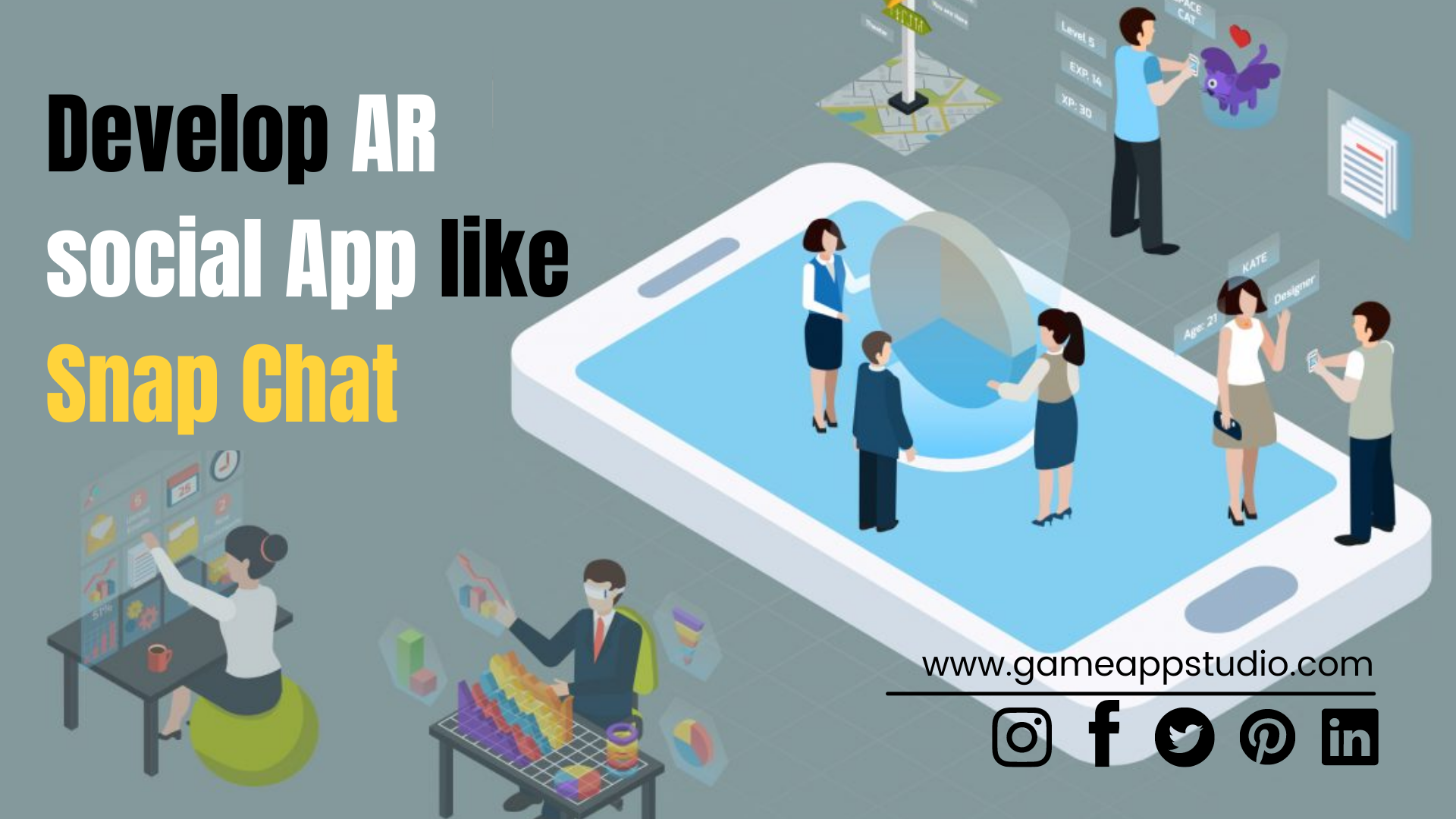 Develop AR Social App Like Snapchat | AR App development company